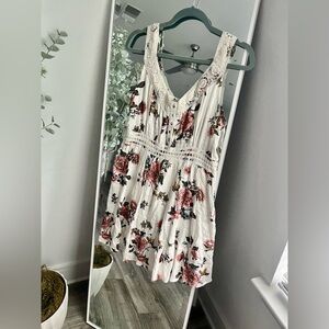 Flowy Floral Summer Tank Dress